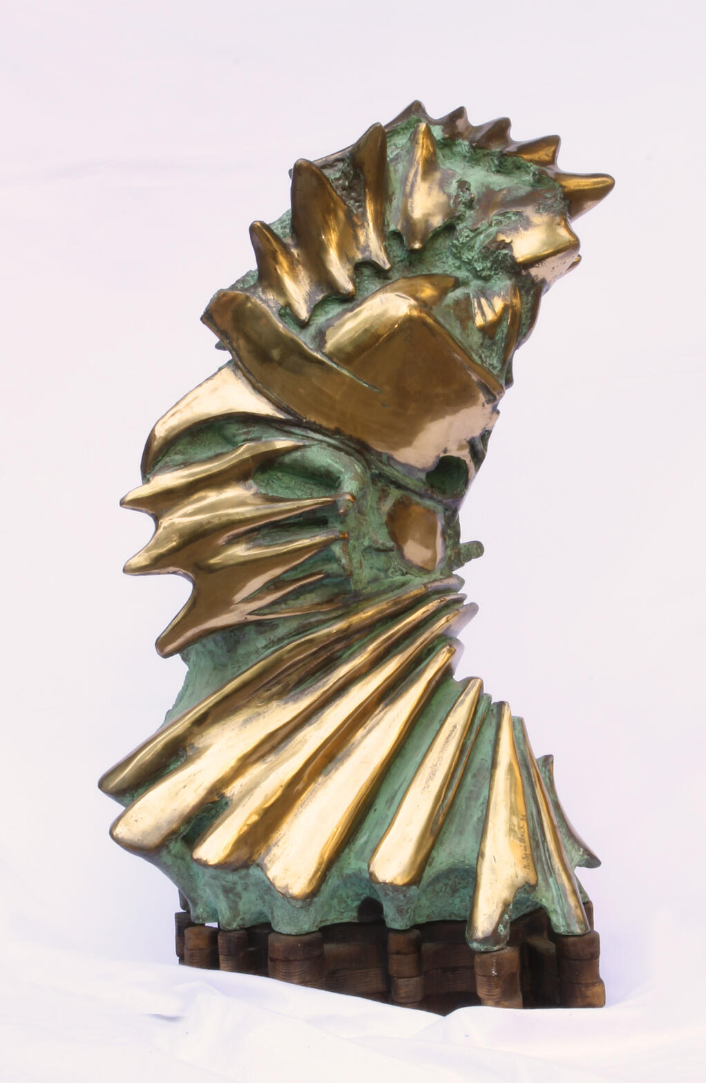 Scultura bronzo figura umana Max Squillace