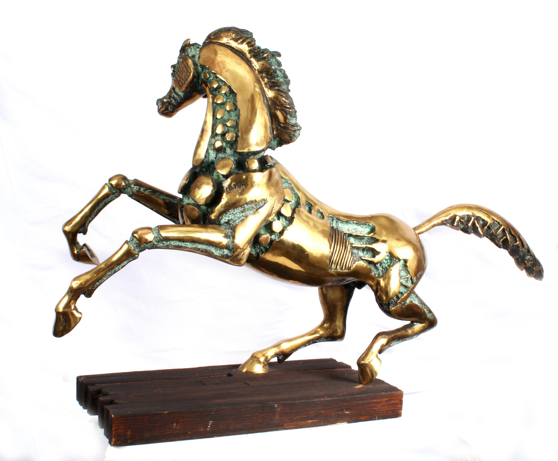 Scultura bronzo cavallo Max Squillace